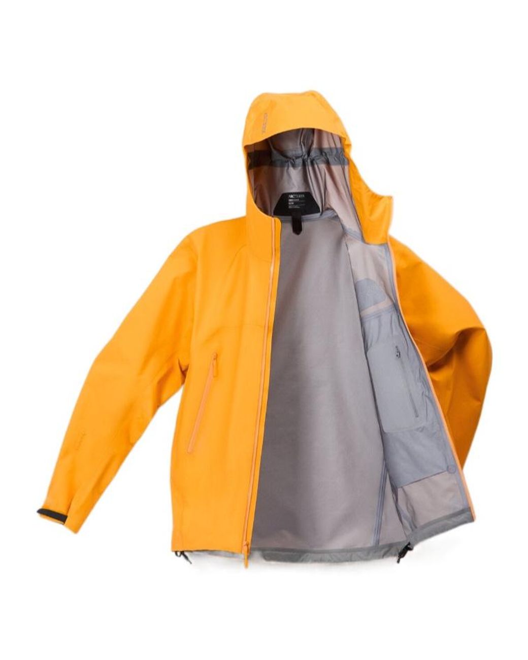 Arc'teryx Orange Beta Gore-Tex Zipper Casual Jacket for men