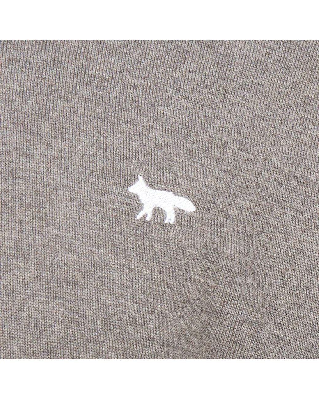 Maison Kitsuné Brown Long-Sleeve Polo Shirt for men