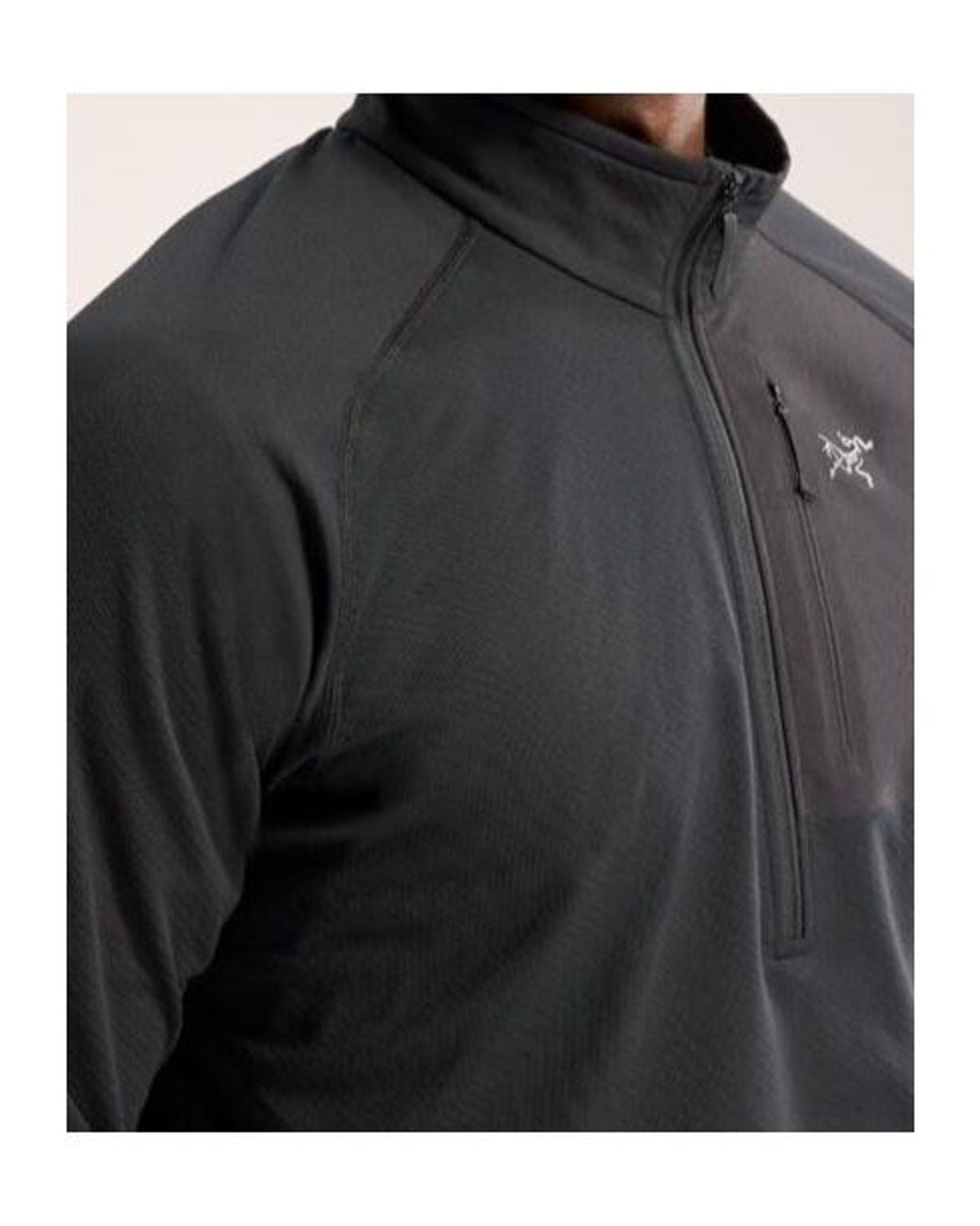 Arc'teryx Gray Delta 1/2 Zipper Collar Sweatshirt for men