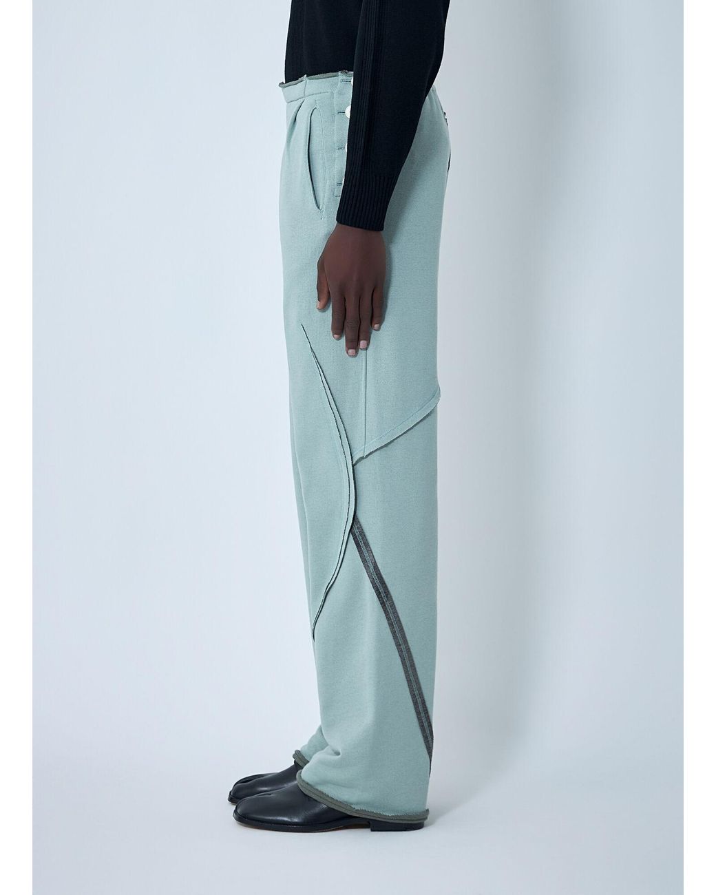 Kiko Kostadinov Blue Vig K-Dart Pants for men