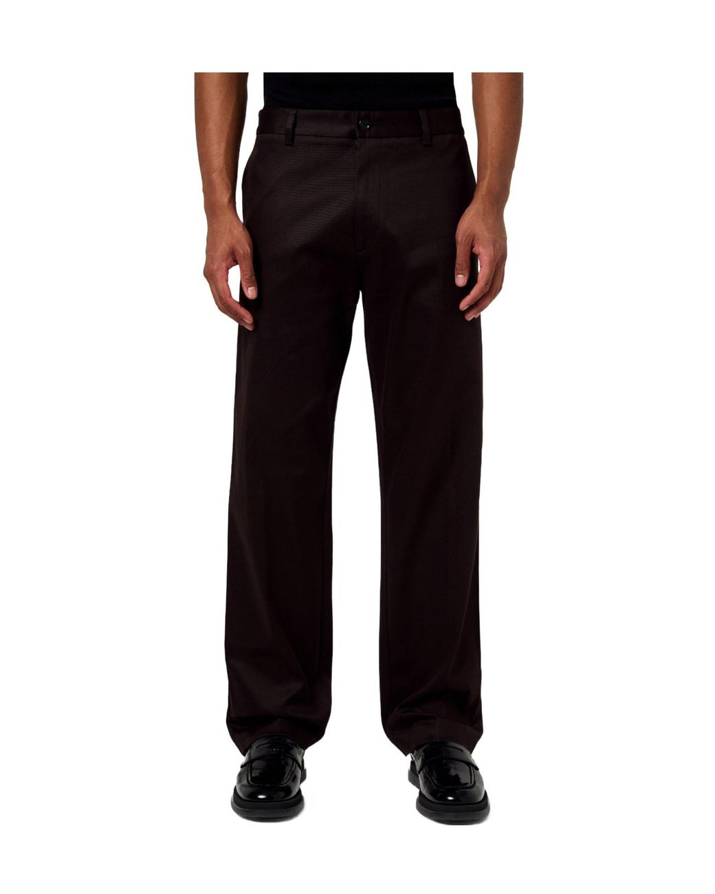 Boss Black Solid Color Casual Long Pants for men
