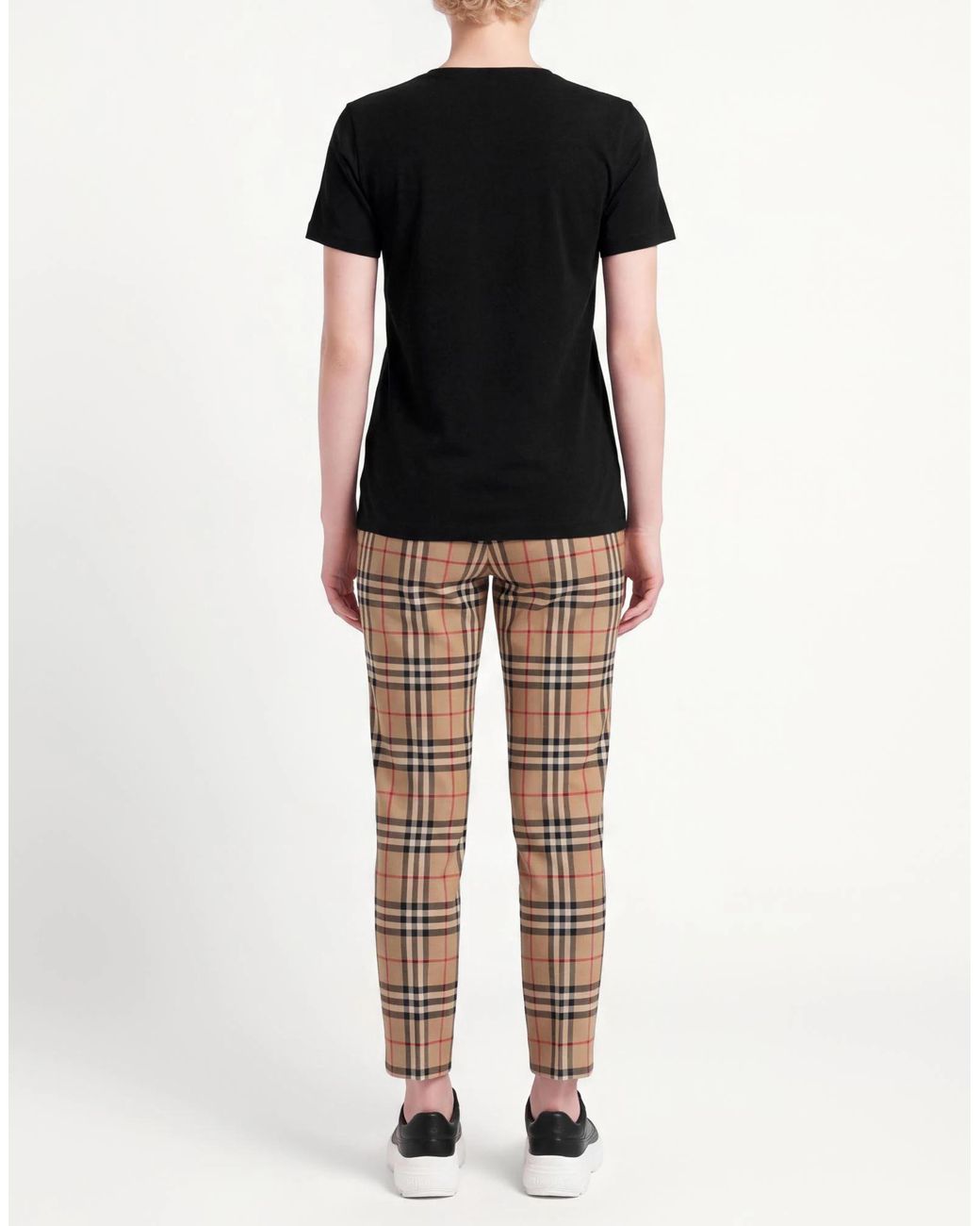 Burberry Black Minimal Printed T-Shirt