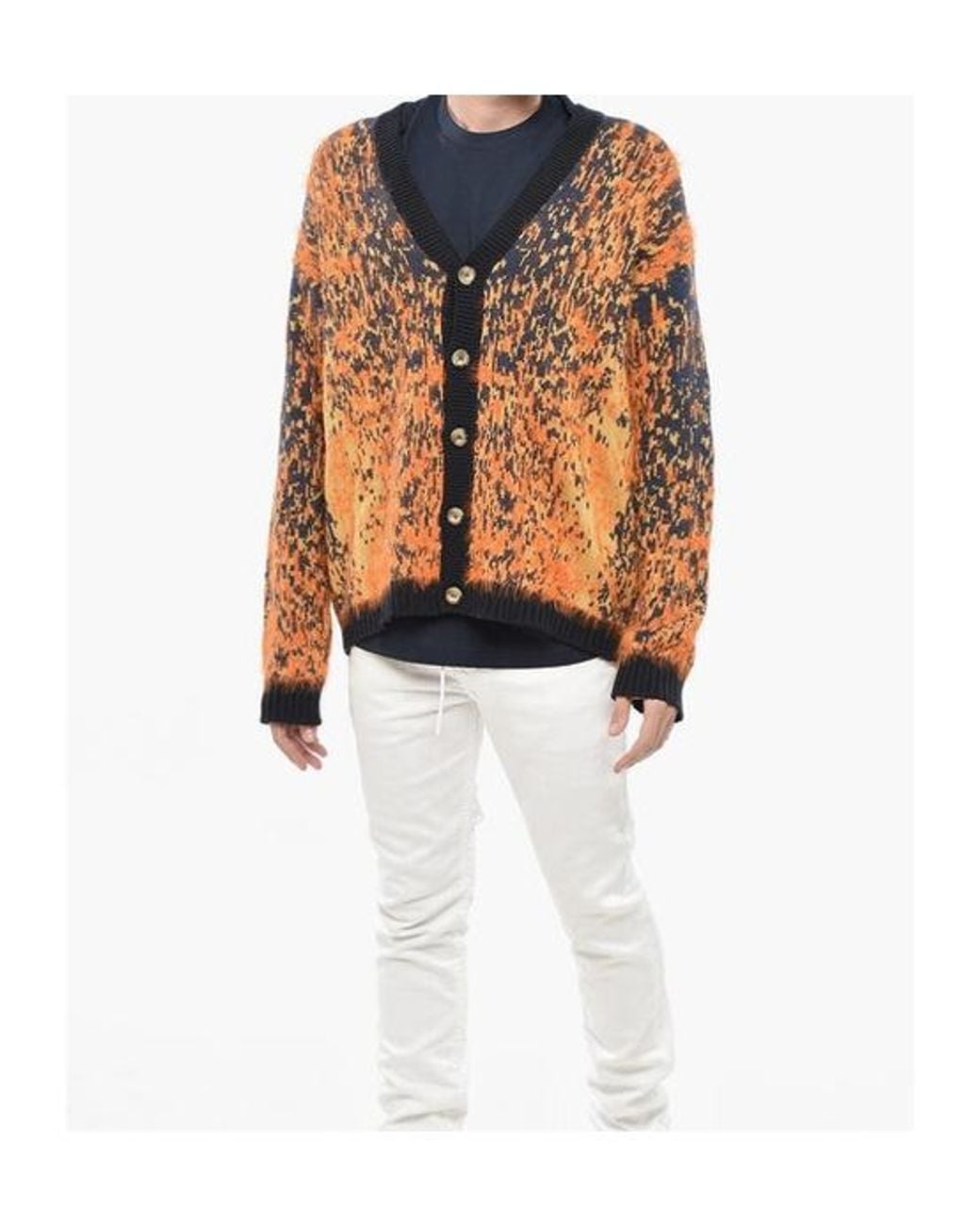 DIESEL Brushed Cardigan for Men | Lyst