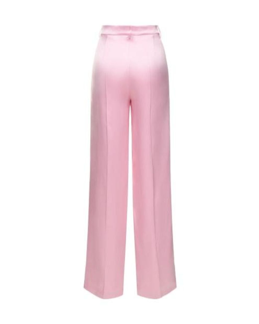 Magda Butrym Pink Mid-Rise Tailored Dress Trousers With Pockets