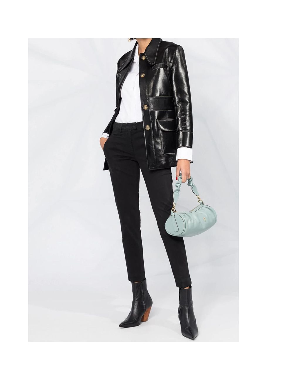 Dondup Black Slim Tailored Pants