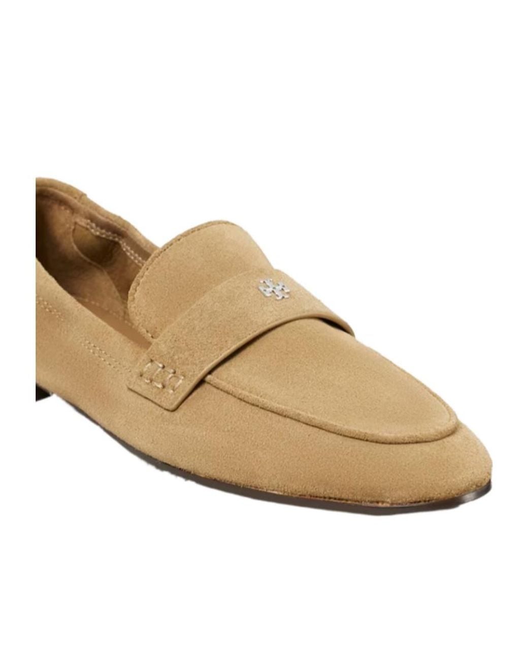 Tory Burch Natural Ballet Loafer Flat Shoes
