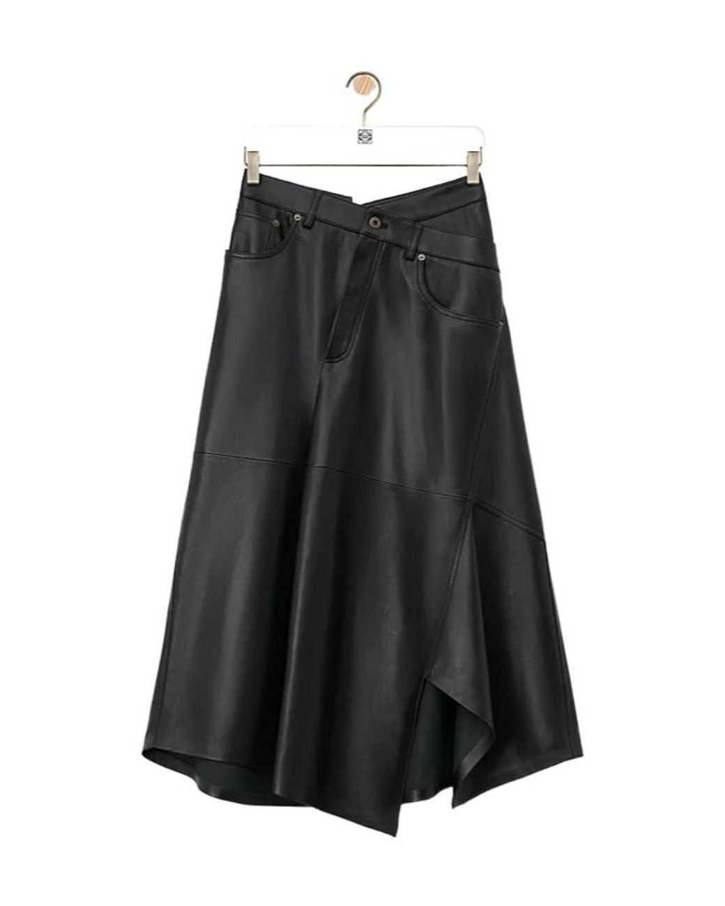 Loewe Black Asymmetric Skirt