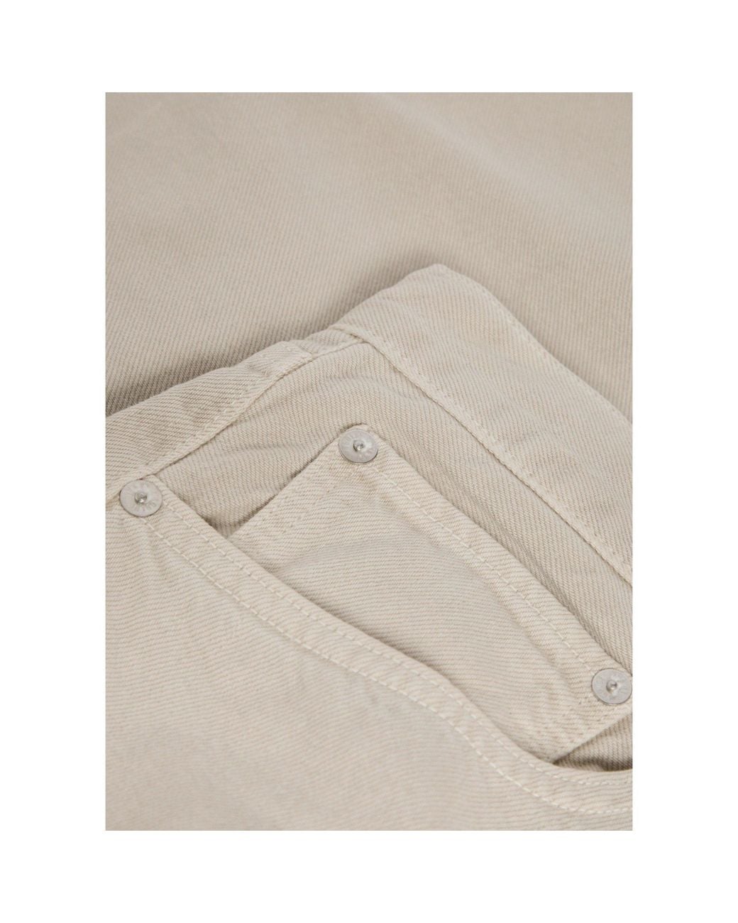 Agolde Natural Mid-Rise Straight-Leg Trousers for men
