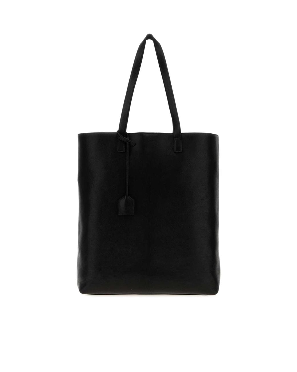 Saint Laurent Black Logo Debossed Top Handle Bag for men