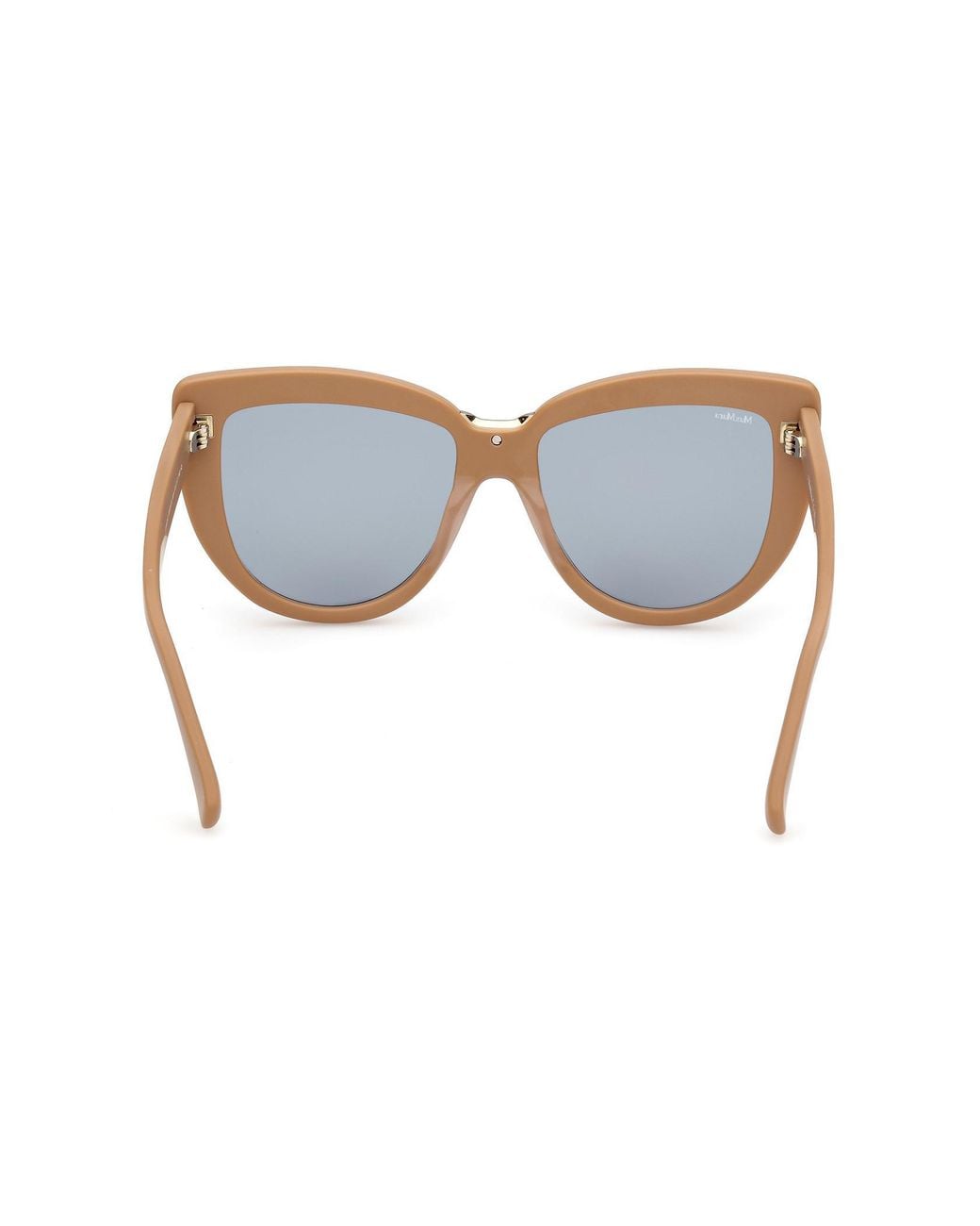 Max Mara White Full-Frame Sunglasses