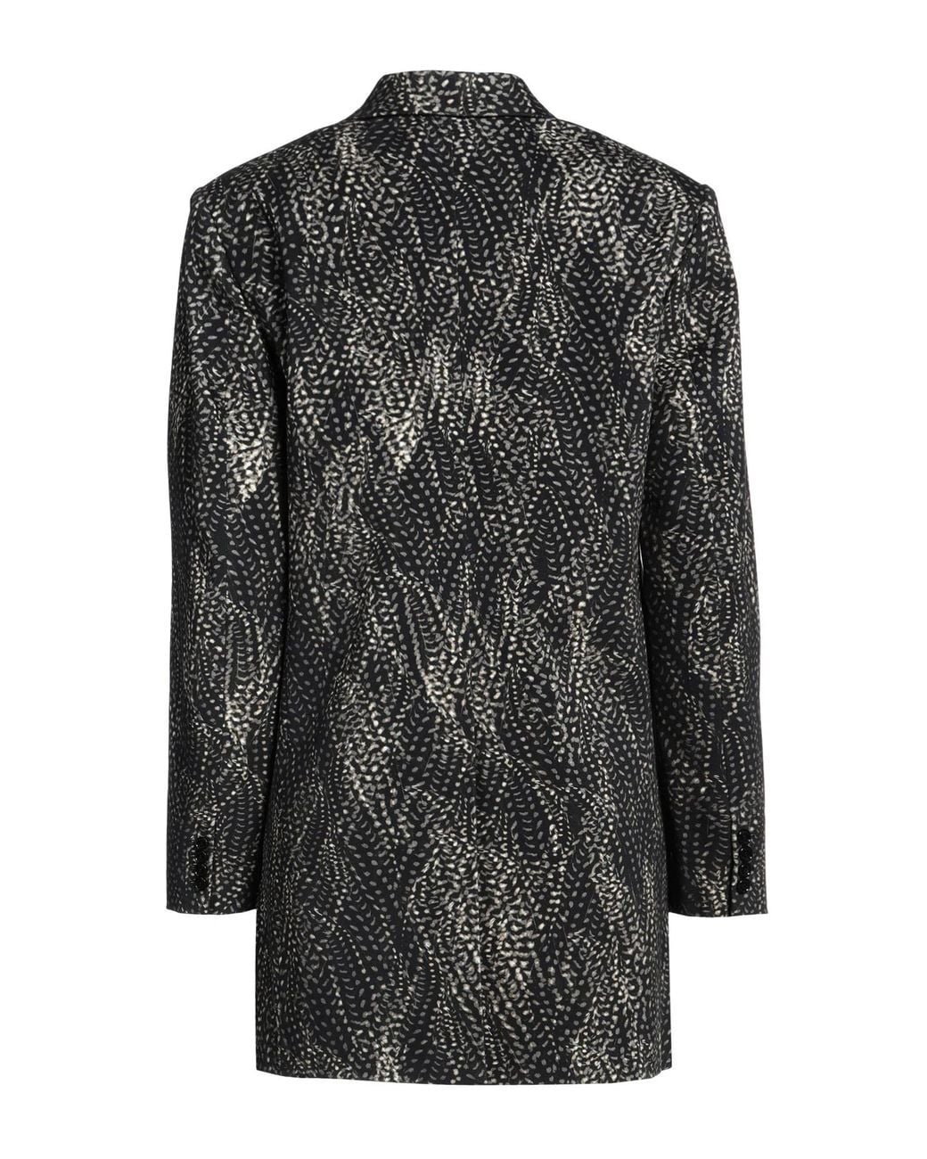 Isabel Marant Black Multi-Color Single- Blazer