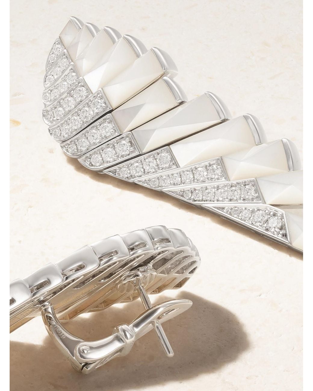 Garrard White Diamond Earrings