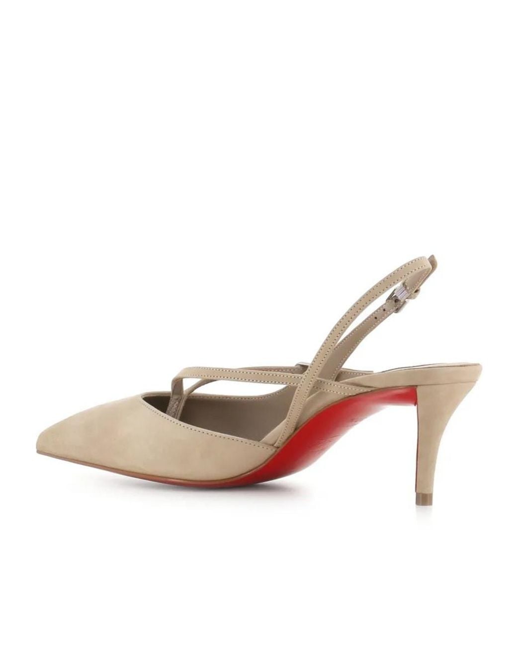 Christian Louboutin White Twistissimo Strappy Pumps