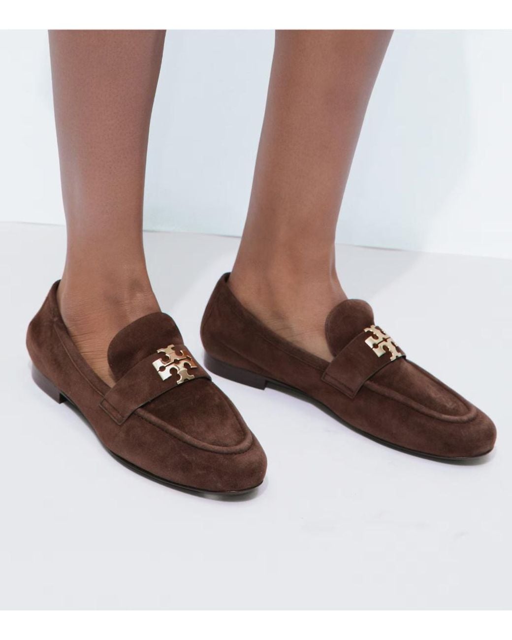 Tory Burch Brown Charlie Loafers