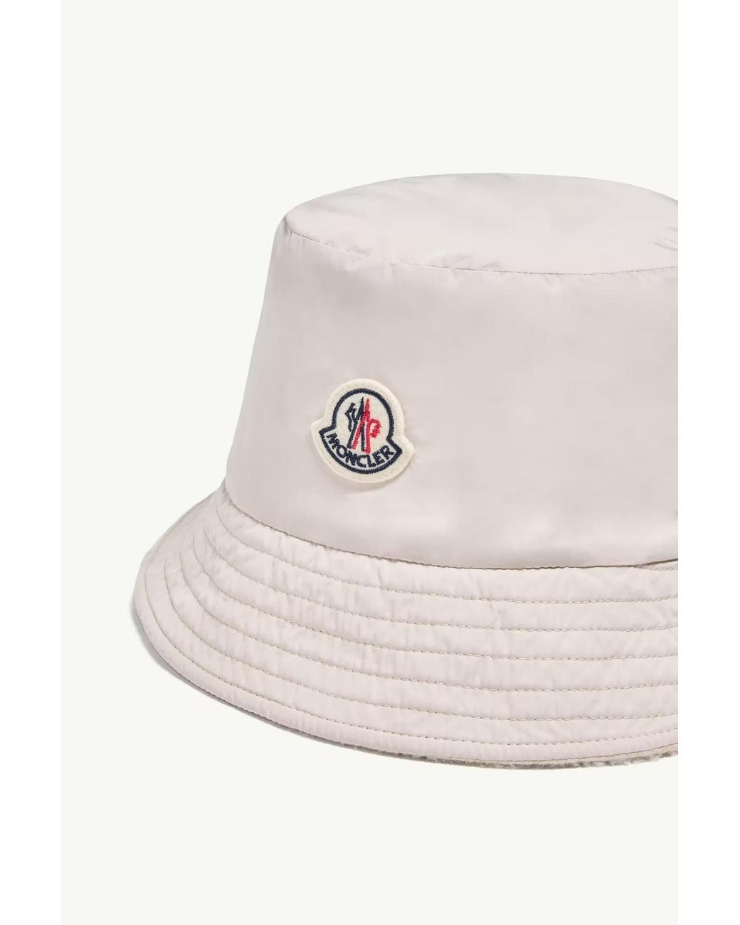 Moncler Natural Reversible Teddy Bucket Hat for men