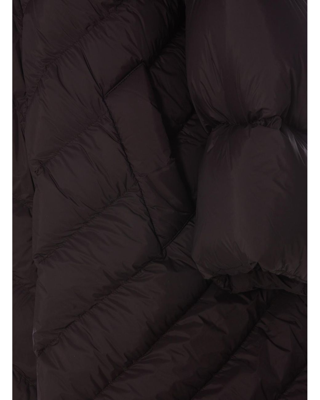 Khaite Brown Turtleneck Padded Front-Zip Jacket