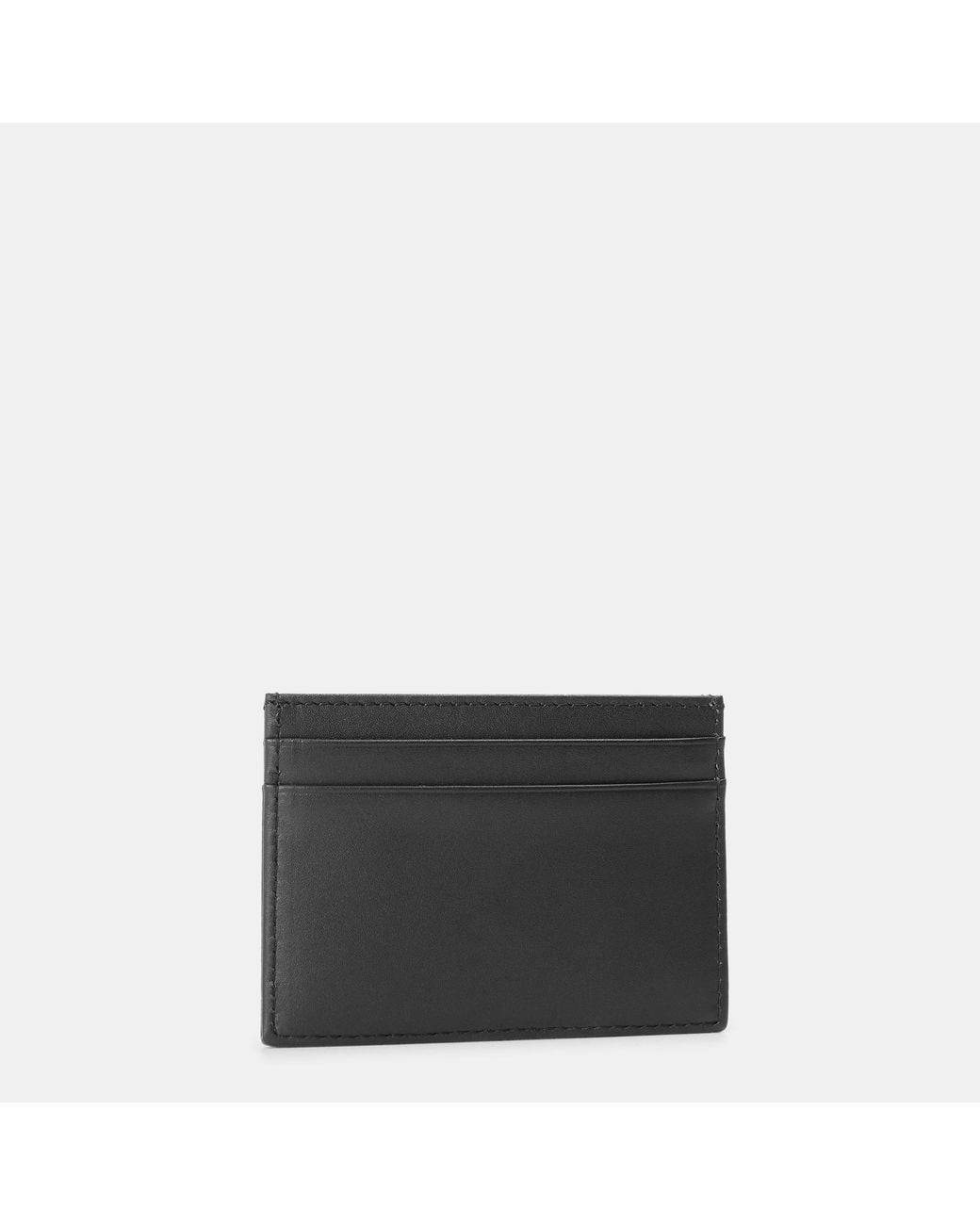 Boss Black Leather Card Holder for men