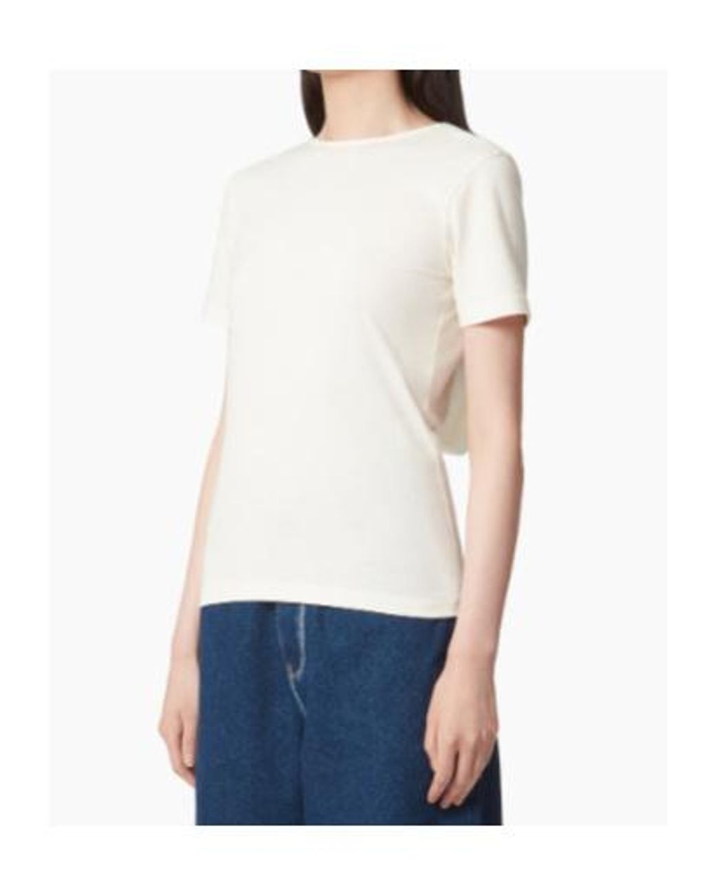 Nina Ricci White Crew Neck Tee