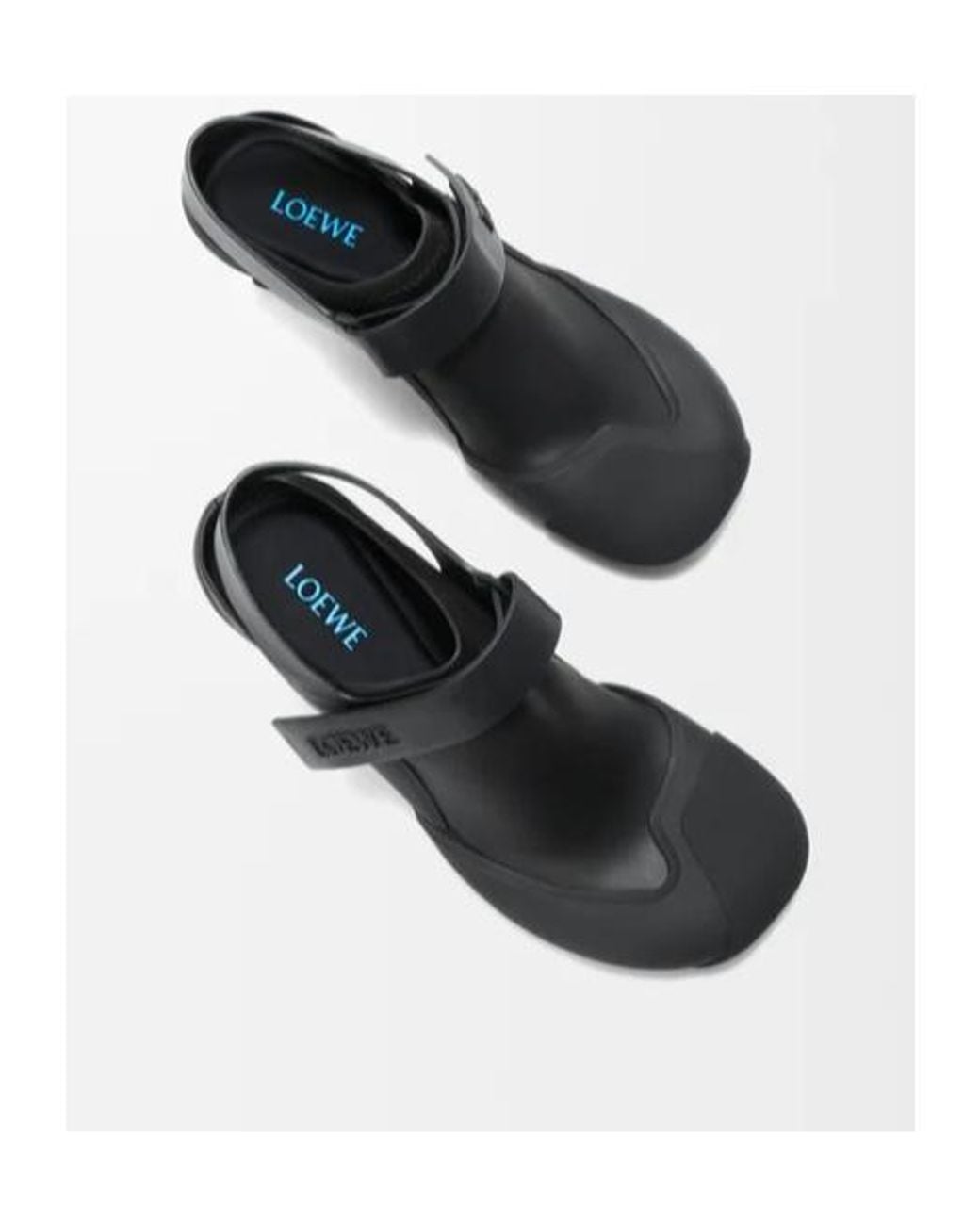 Loewe Black Dive Slingback Pumps