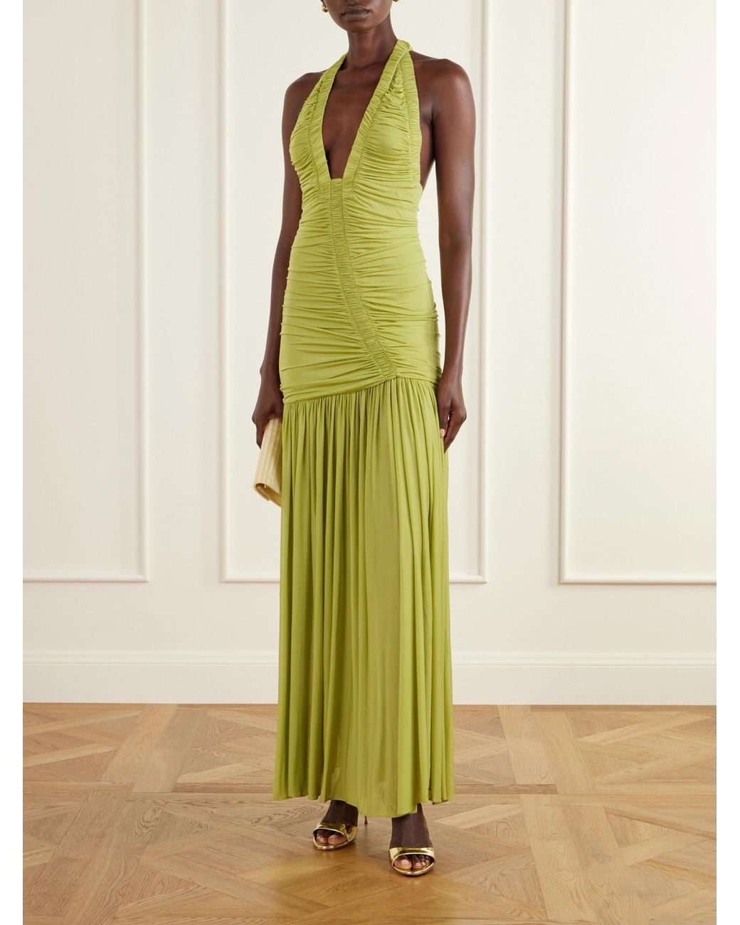 Christopher Esber Green Sleeveless Dress