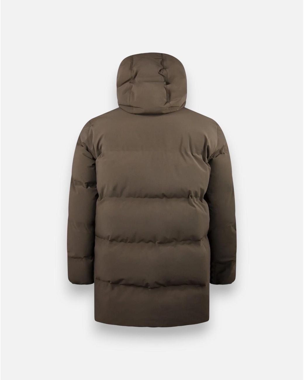 Herno Gray Hooded Down Jacket for men