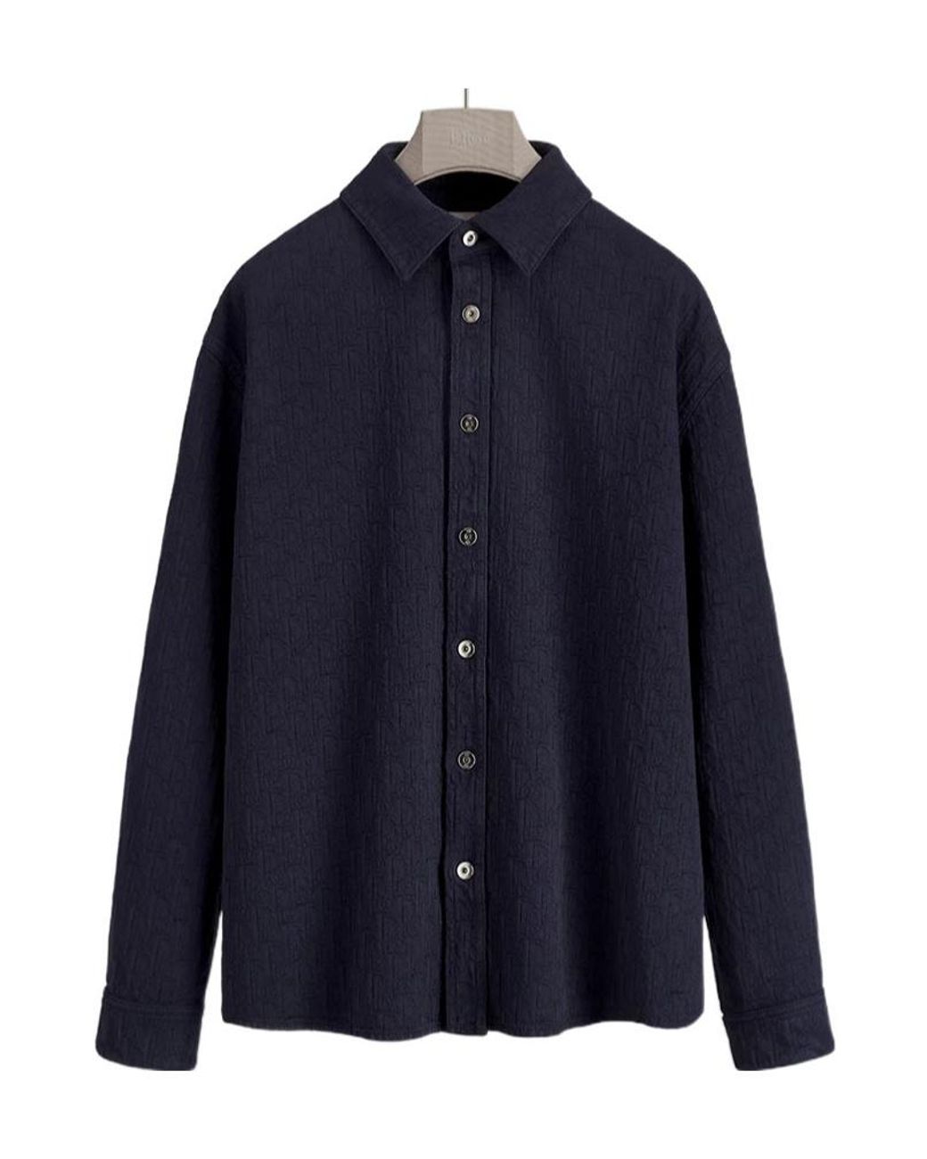 Dior Blue Homme Oblique Shirt for men