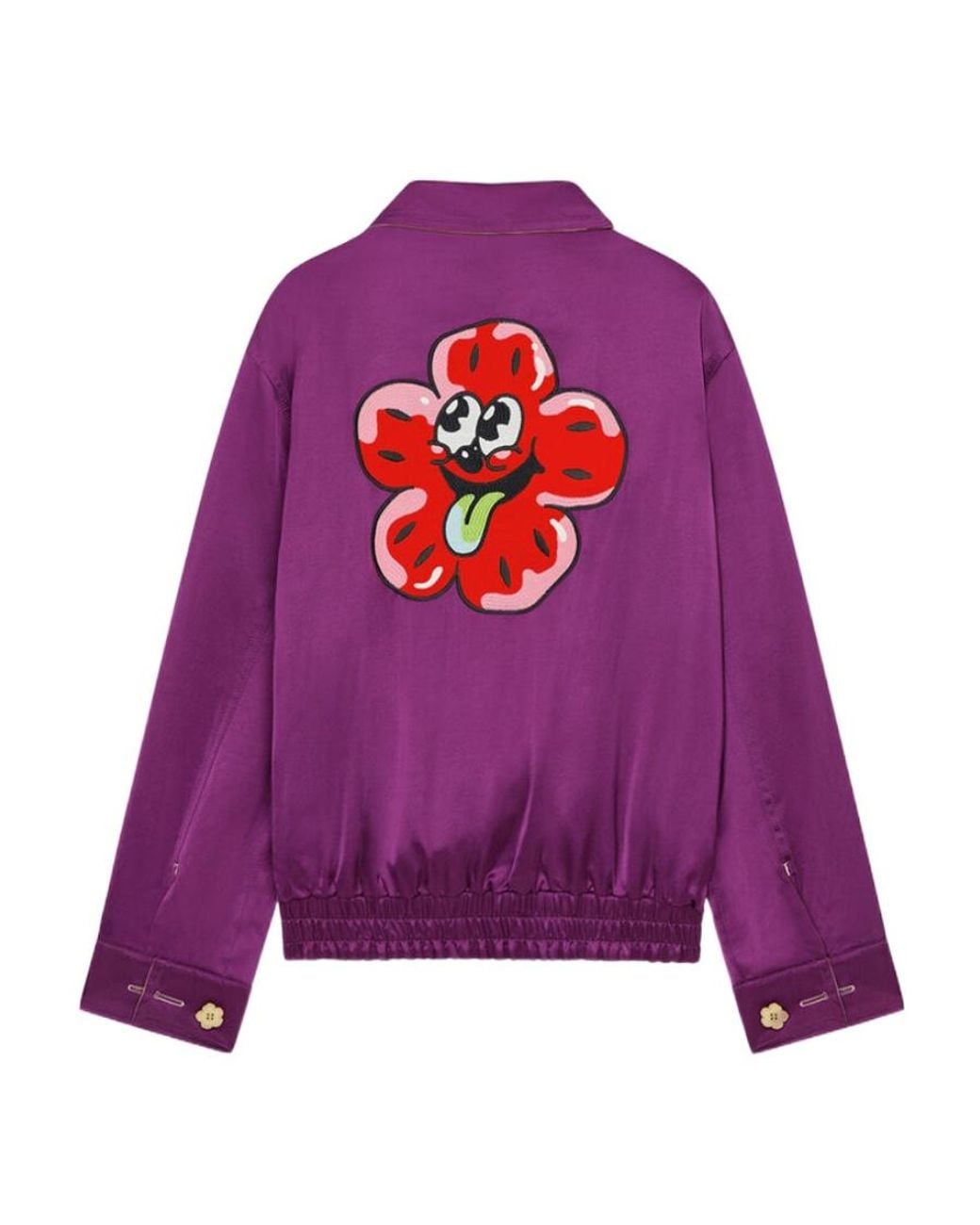 KENZO Purple Boke Boy Reversible Zipped Jacket