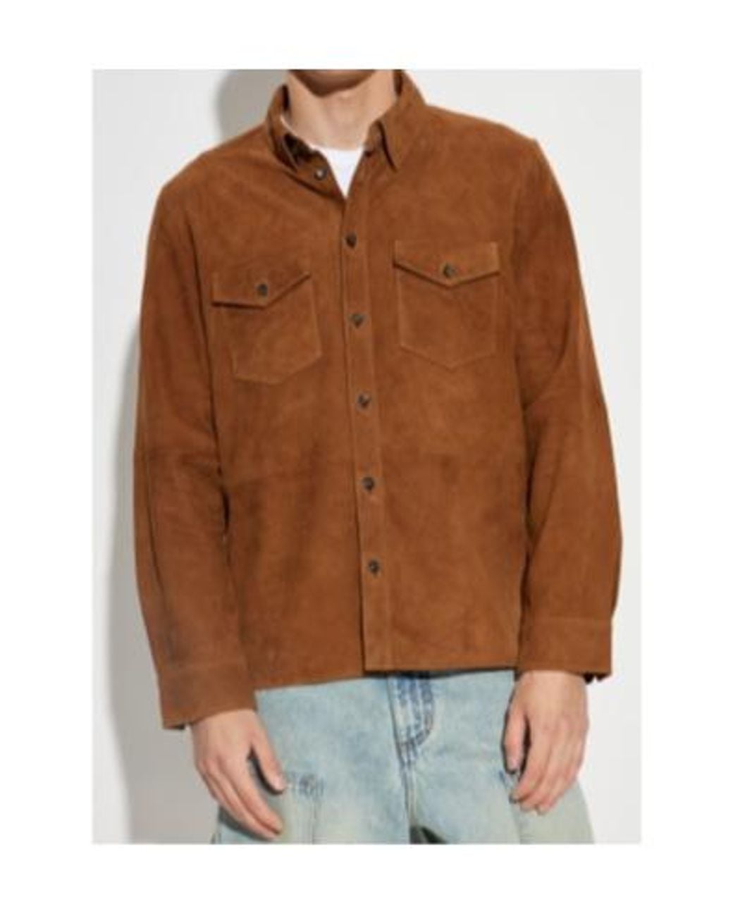 Zadig & Voltaire Brown Sergy Buttoned Shirt for men