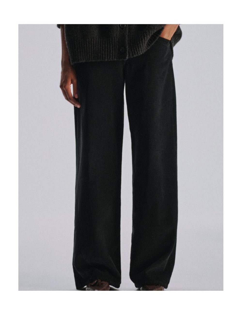 The Row Blue Casual Trousers With Belt Loops
