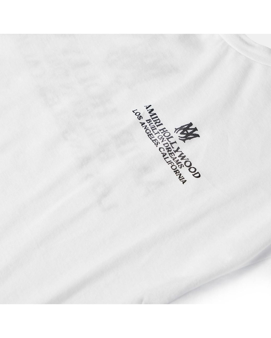 Amiri White Casual Crew Neck T-Shirt for men
