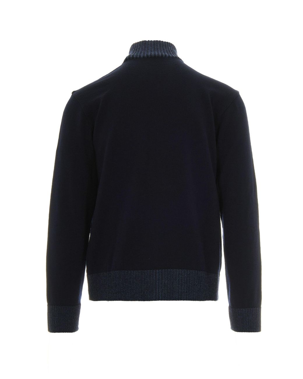 Paul & Shark Black Long-Sleeved Knitted Cardigan for men