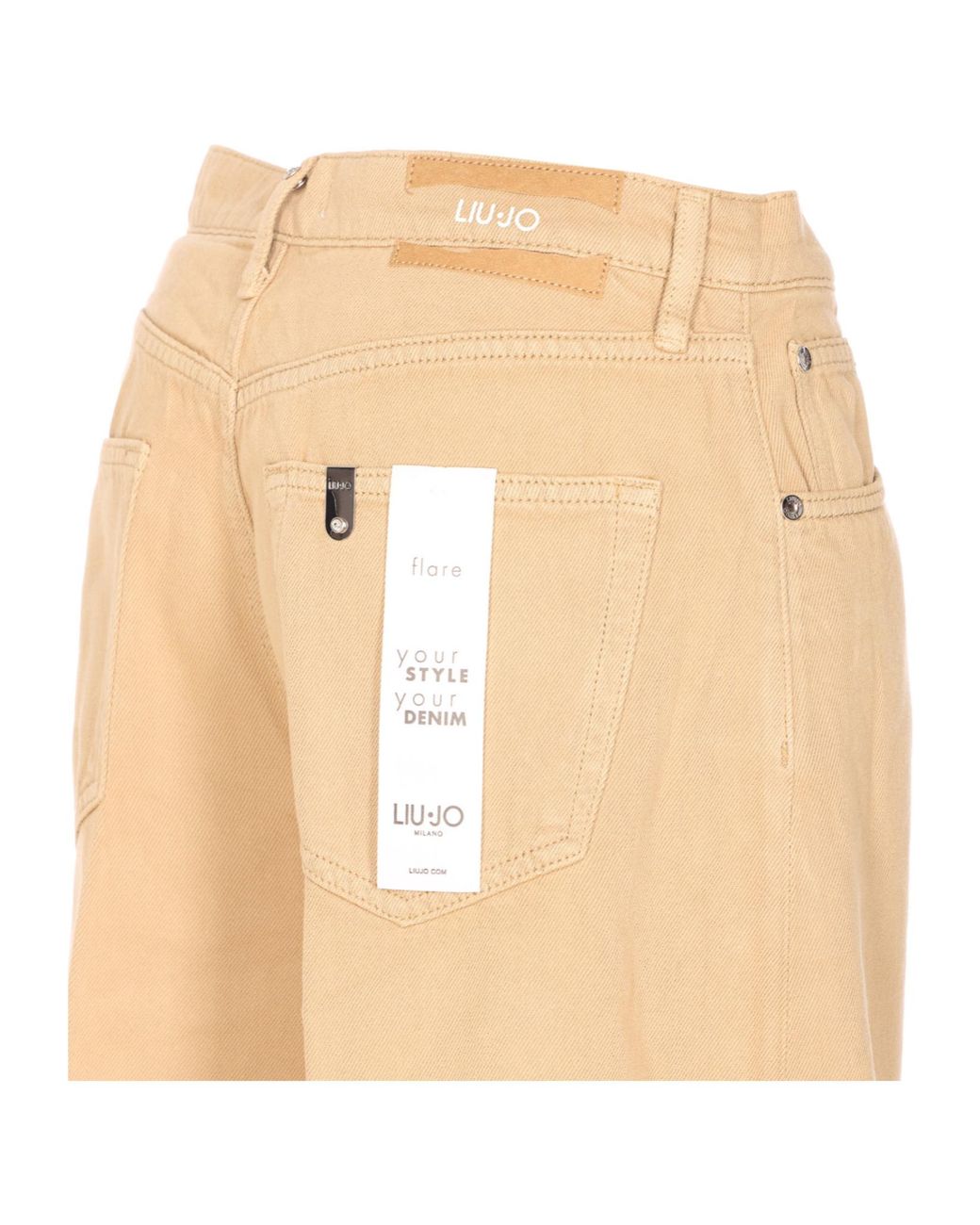 Liu Jo Natural Wide Leg Trousers
