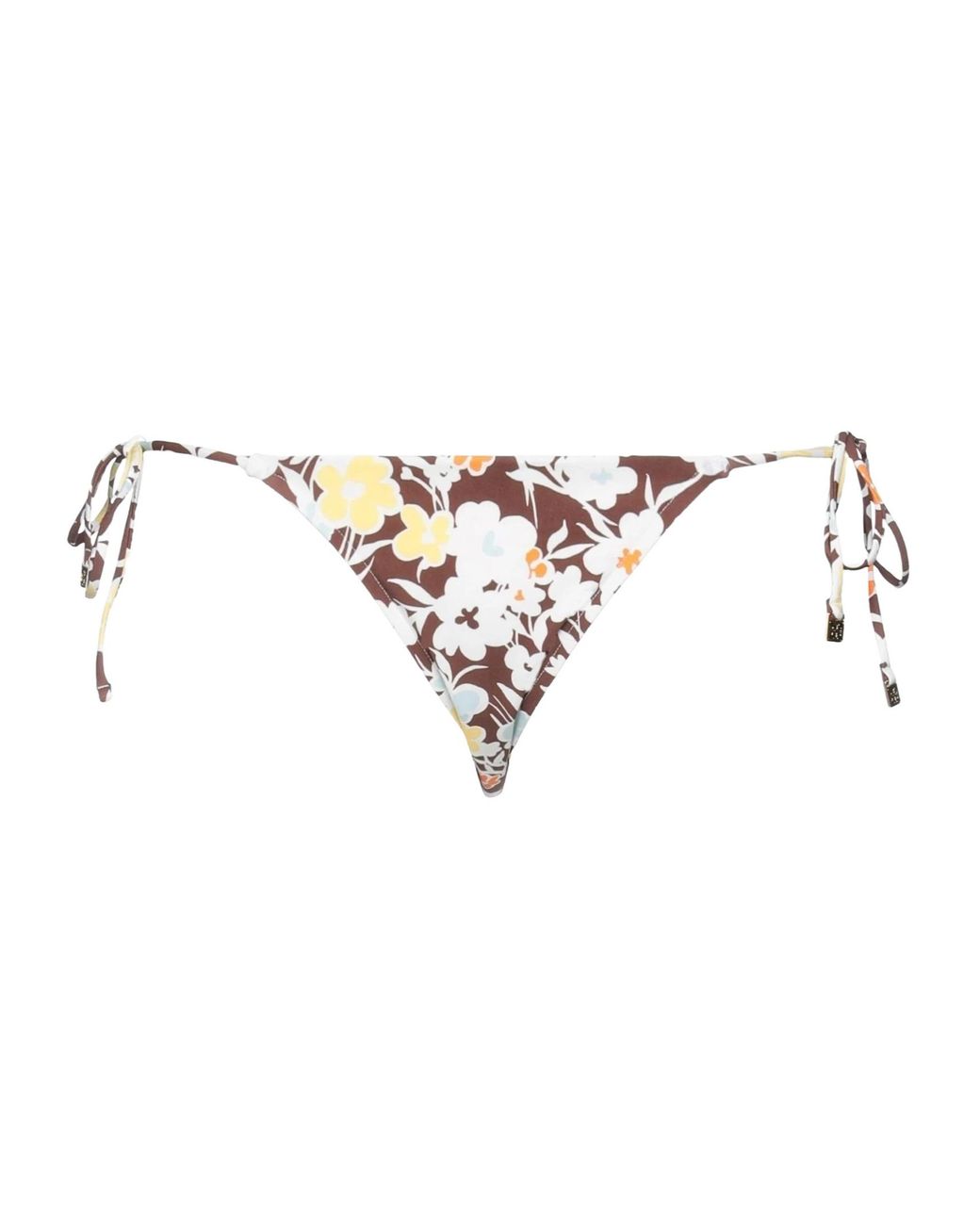 Tory Burch Brown Floral Bikini Bottom