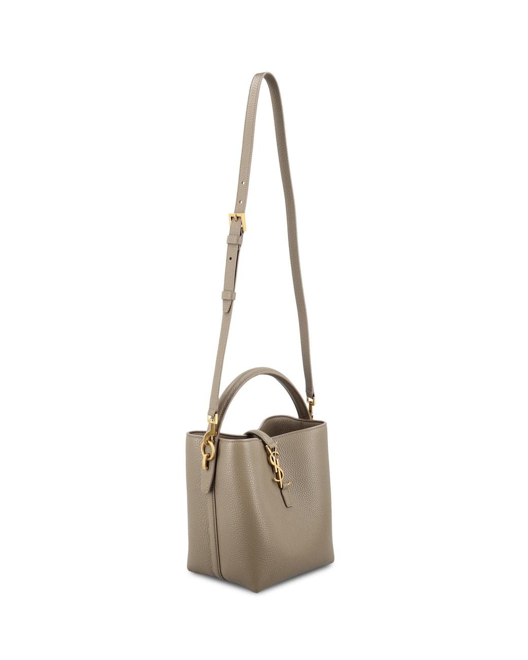 Saint Laurent Natural Le 37 Bucket Shoulder Bag