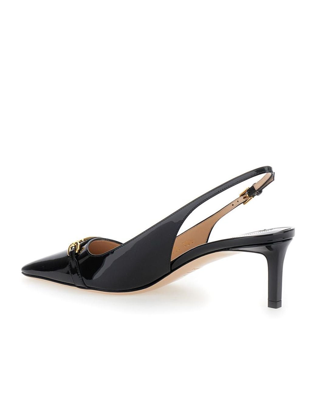 Tom Ford White Square-Toe Slingback Pumps