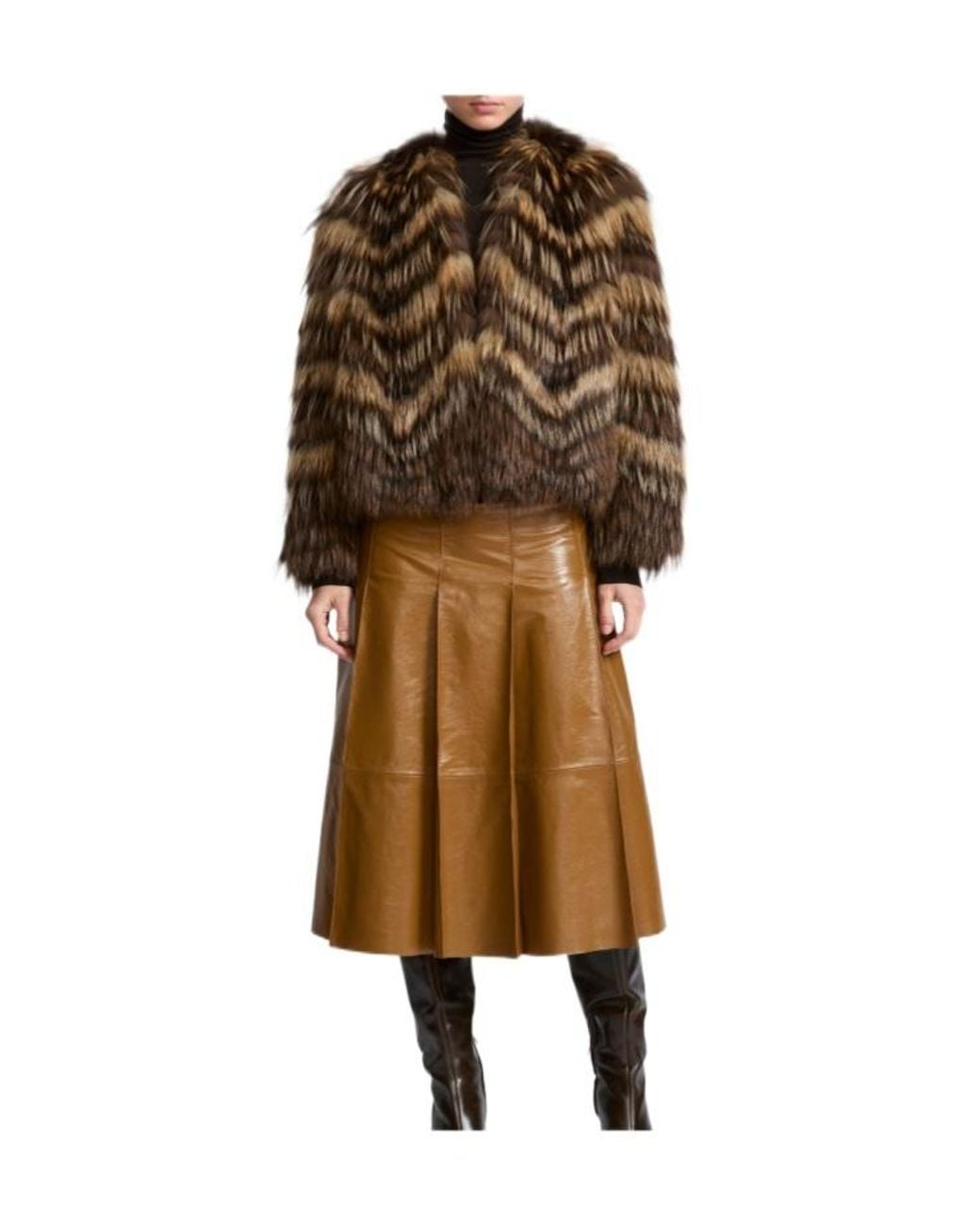 Yves Salomon Natural Belted Jacket