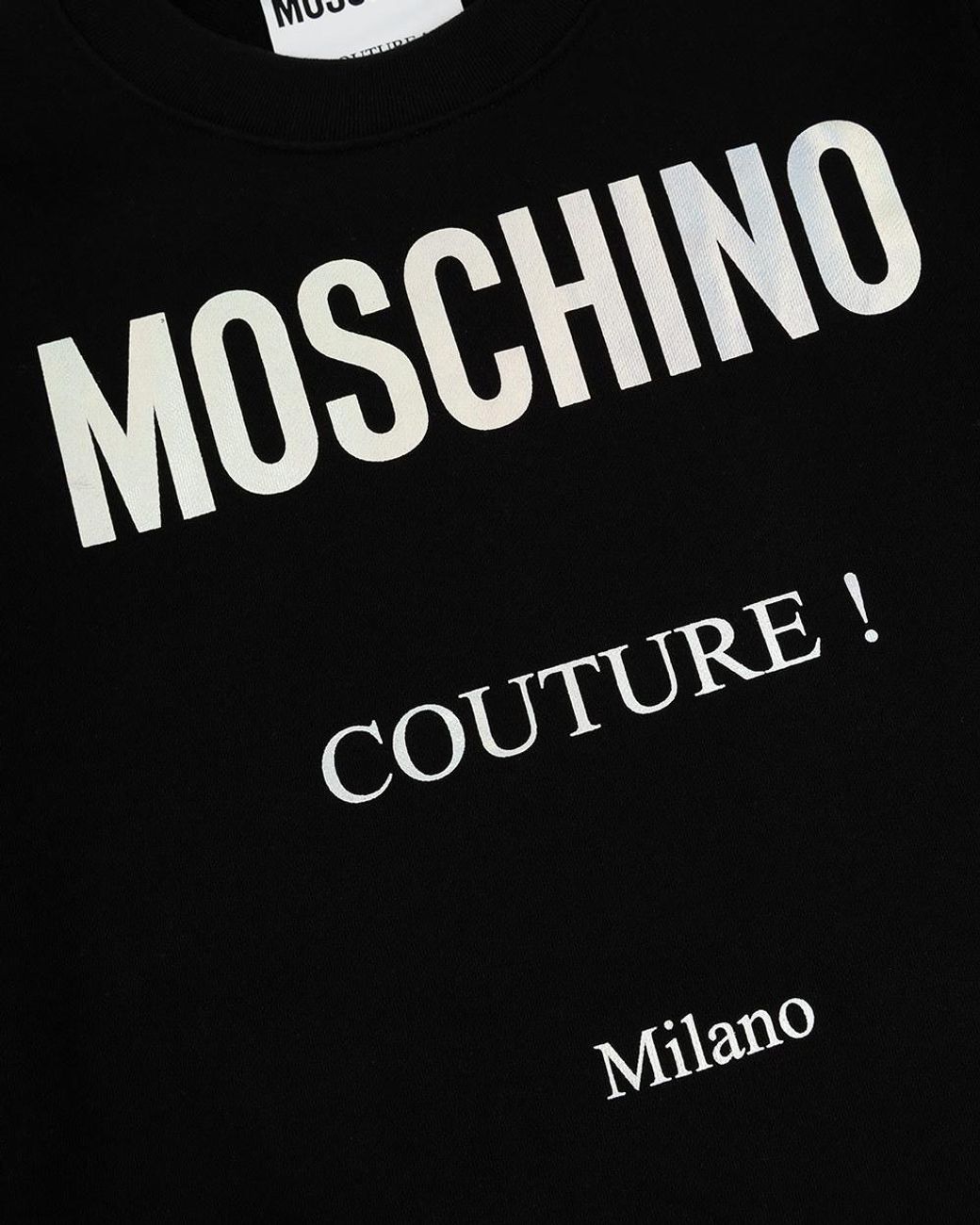 Moschino Black Logo Printed Sweater