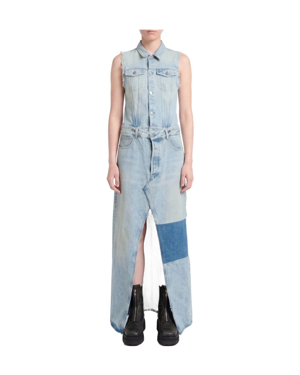 MM6 by Maison Margiela Blue Summer Dresses