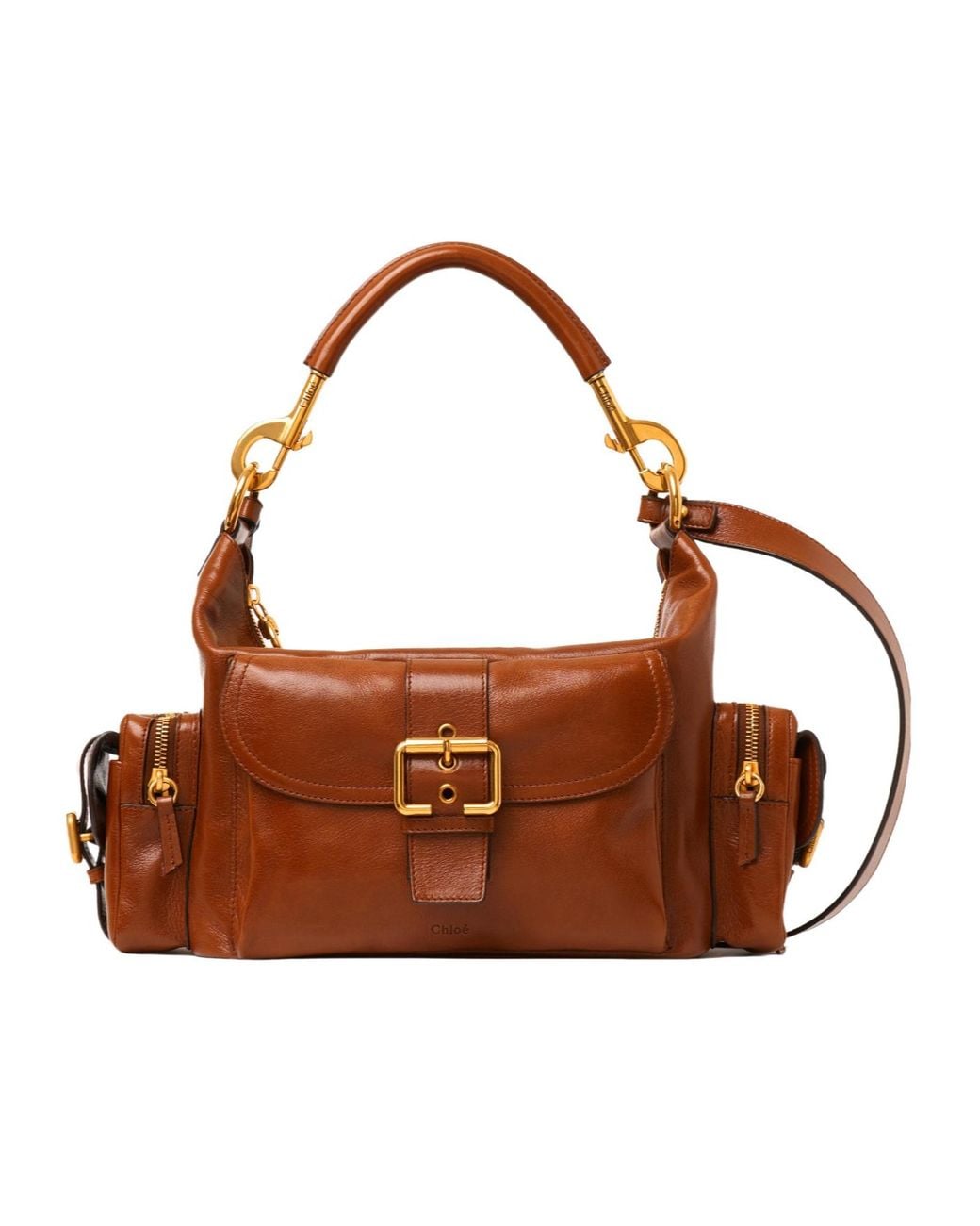Chloé Brown Chloé Camera Zipped Shoulder Bag
