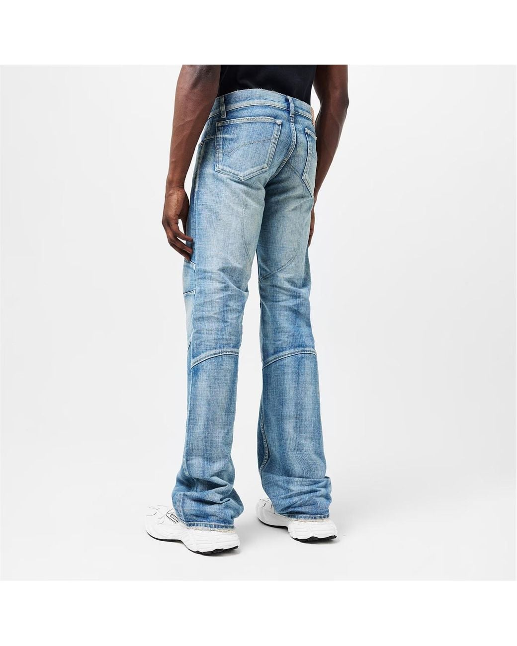 Balenciaga Blue Bal Low-Waist Jean for men