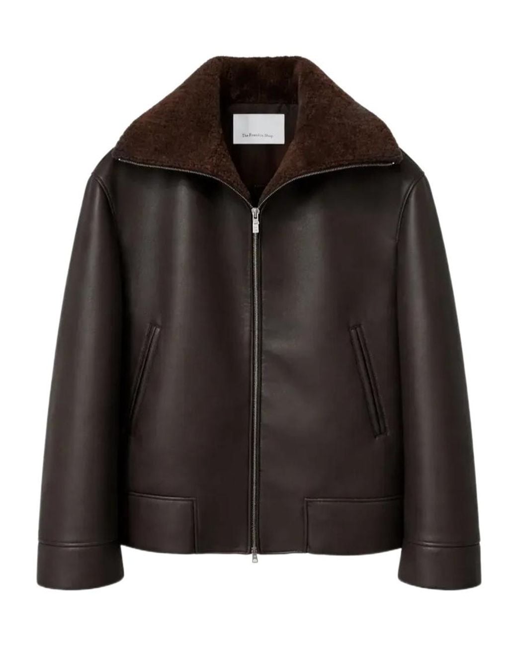 Frankie Shop Black Long-Sleeve Casual Jacket