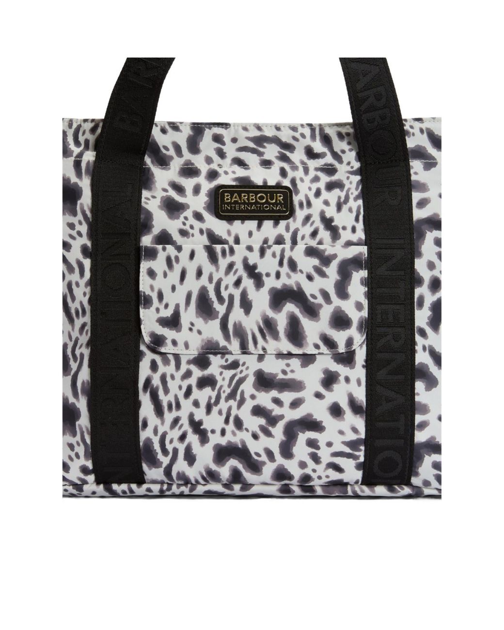Barbour Black Largecapacity Zipper Pouch