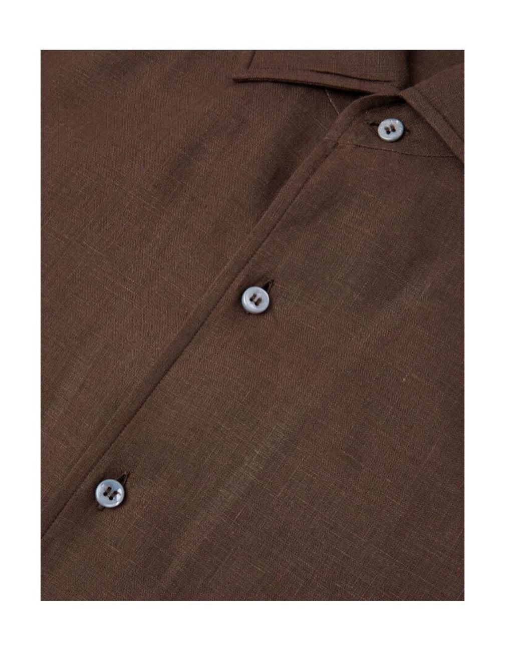 Loro Piana Brown André Shirt for men