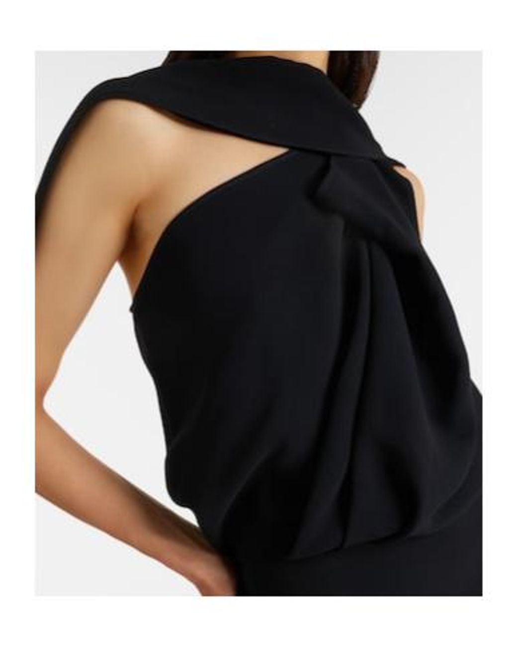 Maticevski Black Priority Draped Gown