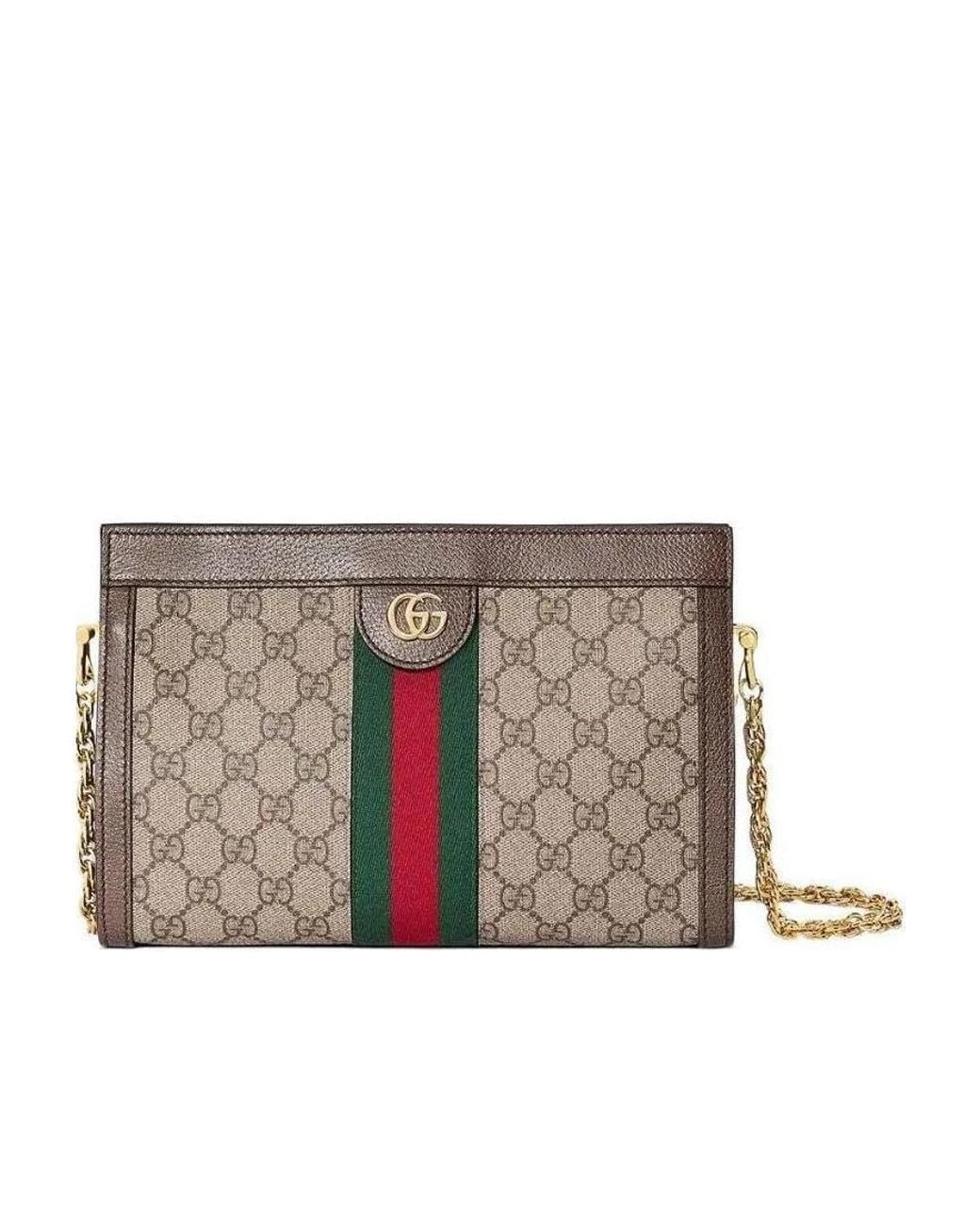 Gucci Gray Ophidia Gg Small Shoulder Bag