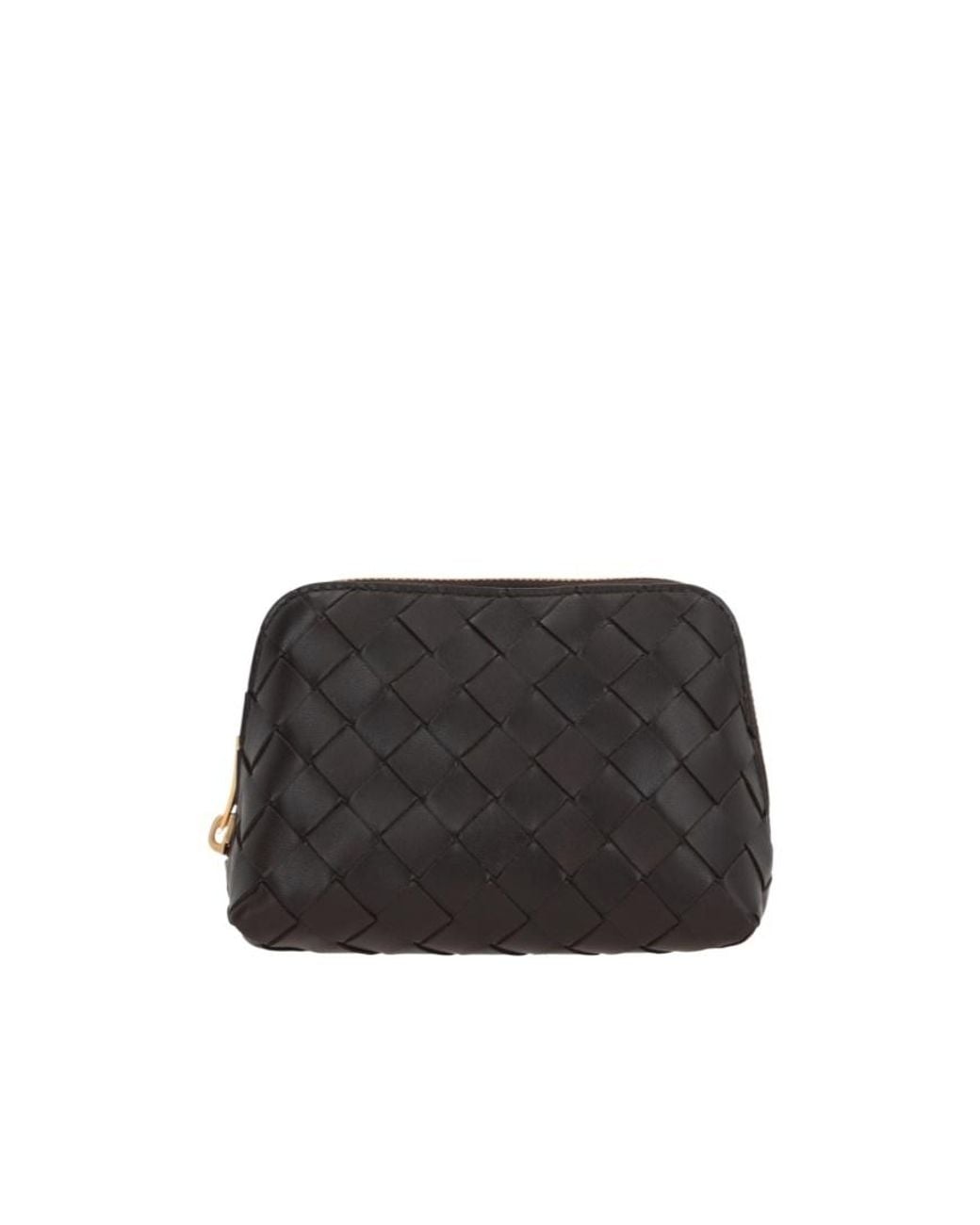 Bottega Veneta Black Intrecciato Beauty Pouch