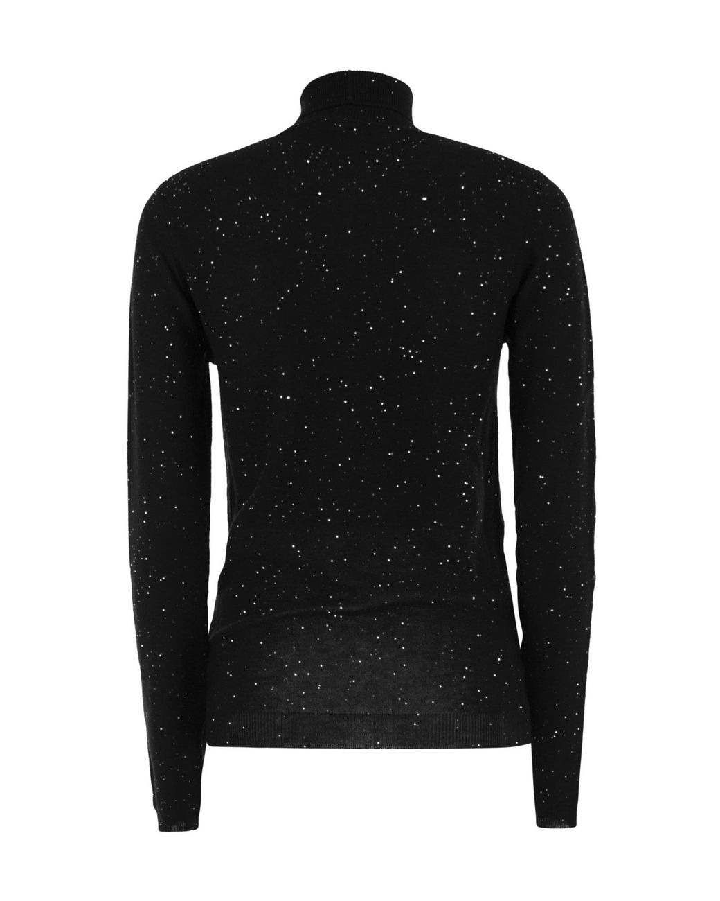 Fabiana Filippi Black Sequin-Embellished Knit Top