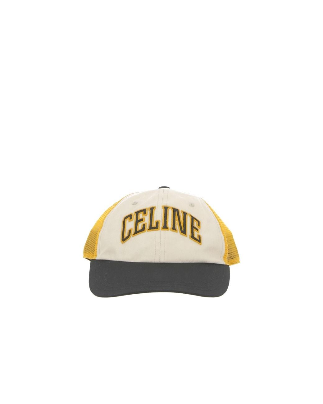 Céline Metallic Logo Cap for men