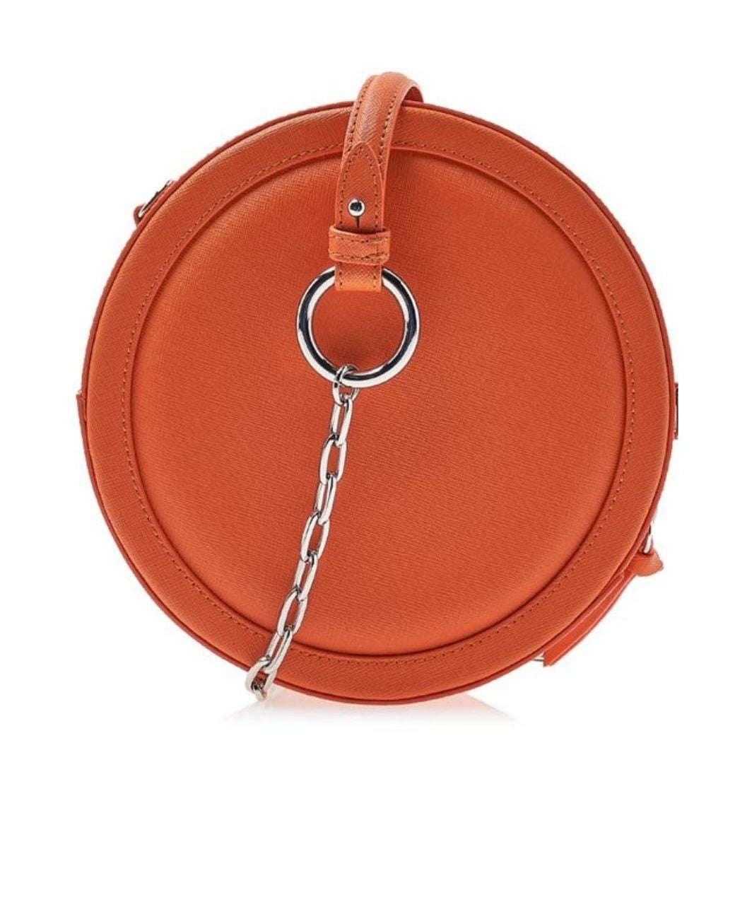 Vivienne Westwood Orange Round Shoulder Bag