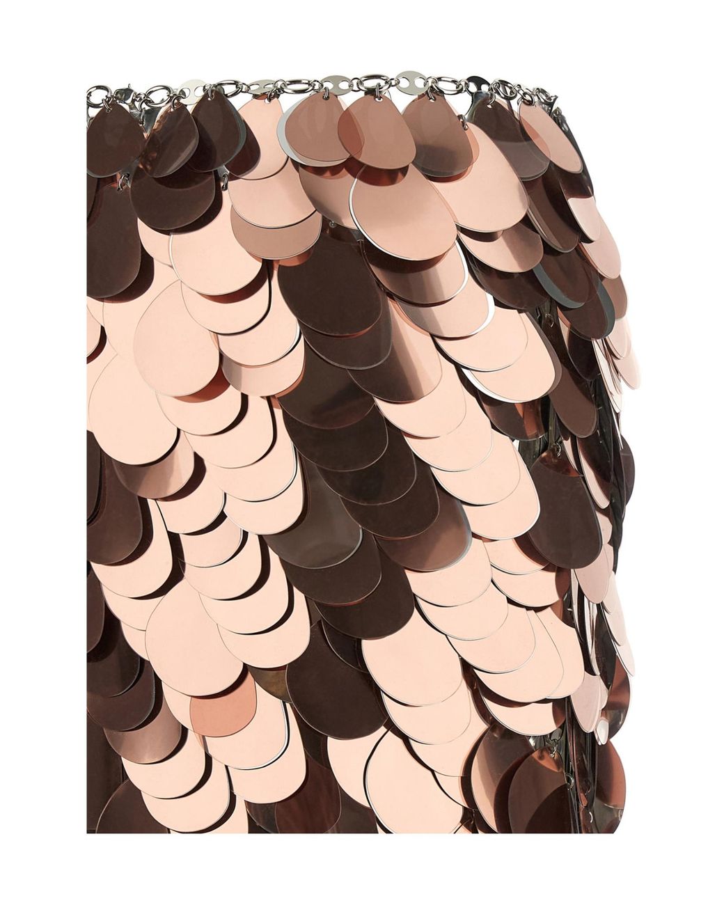 Rabanne Pink Rabanne Maxi Sequin Mini Skirt